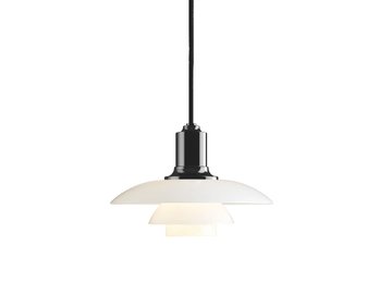 PH 2/1 - Opal glass pendant lamp by Louis Poulsen - view 3